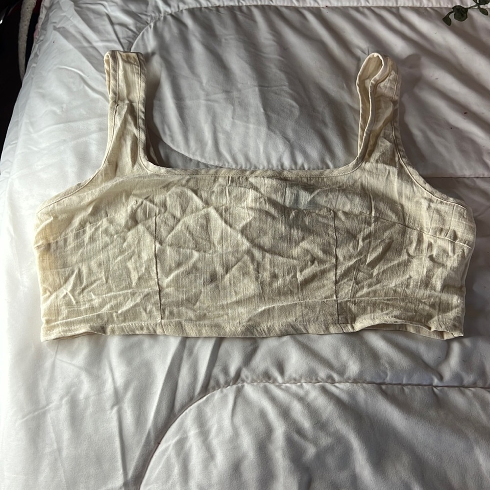 Nice cream color outfit brand new from SHEIN small